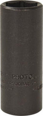 Proto - 3/8" Drive 9/16" Deep Thin Wall Impact Socket - 6 Points, 2" OAL - USA Tool & Supply