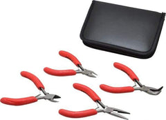 Proto - 4 Piece Mini Plier Set - Comes in Kit Bag - USA Tool & Supply