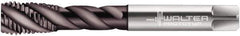 Walter-Prototyp - 1/2-20 UNF, 4 Flute, Hardlube Finish, Powdered Metal Spiral Point Tap - Plug Chamfer, Right Hand Thread, 100mm OAL, 21.01mm Thread Length, 9.32mm Shank Diam, 2B Class of Fit, Series AEP2326002 - Exact Industrial Supply