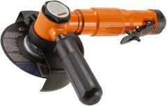 Dotco - 4" Wheel Diam, 11,500 RPM, Pneumatic Cutoff & Cutoff-Grinder Tool - Right Angle Handle, 1/4" Inlet - USA Tool & Supply