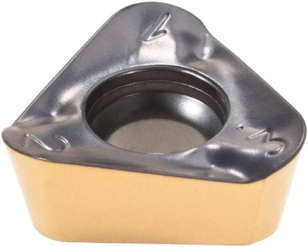 Iscar - HM390 TDKT150532 PDR Grade IC830 Carbide Milling Insert - TiAlN/TiN Finish, 0.2303" Thick, 0.4488" Inscribed Circle, 3.2mm Corner Radius - USA Tool & Supply