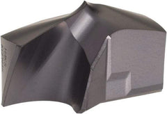 Kennametal - Series KSEM Plus, 26mm Diam Grade KCPM45 140° Replaceable Drill Tip - Carbide, TiAlN Finish, 5 Seat Size - USA Tool & Supply