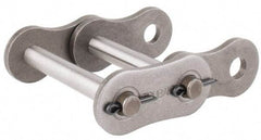 U.S. Tsubaki - 2" Pitch, ANSI 160-2, Cottered Roller Chain Connecting Link - For Use with Double Strand Chain - USA Tool & Supply