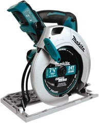 Makita - 18 Volt, 7-1/4" Blade, Cordless Circular Saw - 4,800 RPM, Lithium-Ion Batteries Not Included - USA Tool & Supply