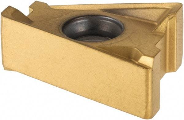 Kennametal - LNGU542 GE Grade KC725M Carbide Milling Insert - TiN/TiCN/TiN Finish, 0.1874" Thick, 0.8mm Corner Radius - USA Tool & Supply