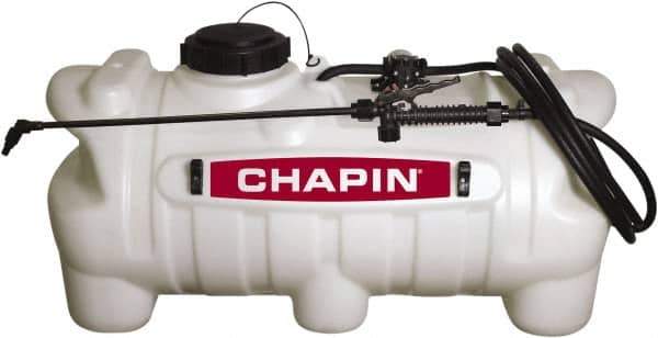 Chapin - 25 Gal Chemical Safe Garden Hand Sprayer - Use with Cleaners/Degreasers, Polyethylene Tank, Wide Mouth, Reinforced Hose - USA Tool & Supply