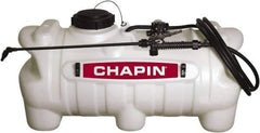 Chapin - 25 Gal Chemical Safe Garden Hand Sprayer - Use with Cleaners/Degreasers, Polyethylene Tank, Wide Mouth, Reinforced Hose - USA Tool & Supply