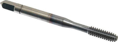 Balax - #10-24 UNC 2B Bottoming Thread Forming Tap - Powdered Metal High Speed Steel, TiCN Finish, 2-3/8" OAL, 0.6" Thread Length, Right Hand Thread, Series BXSTEEL - USA Tool & Supply