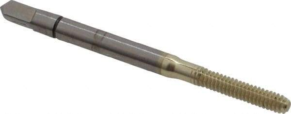 Balax - #4-40 UNC 2B Bottoming Thread Forming Tap - Powdered Metal High Speed Steel, Bal-Plus Finish, 1-7/8" OAL, 0.563" Thread Length, Right Hand Thread, Series BXDIECAST - Exact Industrial Supply