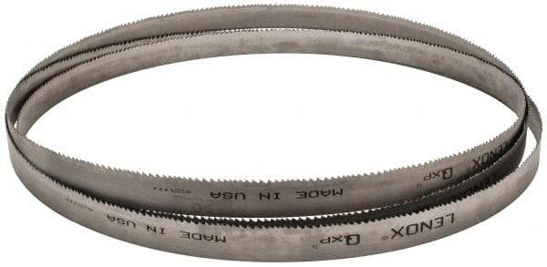 Lenox - 5 to 8 TPI, 13' 3" Long x 1" Wide x 0.035" Thick, Welded Band Saw Blade - Bi-Metal, Toothed Edge, Raker Tooth Set, Flexible Back, Contour Cutting - USA Tool & Supply