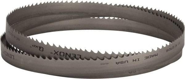 Lenox - 2 to 3 TPI, 11' 6" Long x 1-1/4" Wide x 0.042" Thick, Welded Band Saw Blade - Bi-Metal, Toothed Edge, Raker Tooth Set, Flexible Back, Contour Cutting - USA Tool & Supply