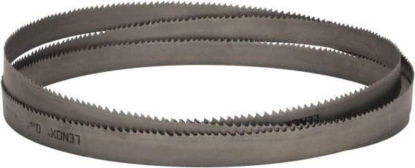 Lenox - 3 to 4 TPI, 13' 6" Long x 1-1/4" Wide x 0.042" Thick, Welded Band Saw Blade - Bi-Metal, Toothed Edge, Raker Tooth Set, Flexible Back, Contour Cutting - USA Tool & Supply