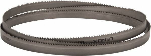 Lenox - 4 to 6 TPI, 12' 3" Long x 1" Wide x 0.035" Thick, Welded Band Saw Blade - Bi-Metal, Toothed Edge, Raker Tooth Set, Flexible Back, Contour Cutting - USA Tool & Supply