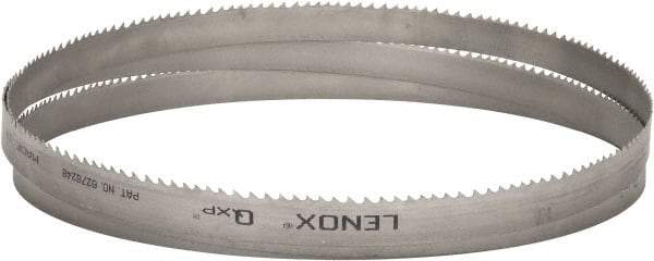 Lenox - 3 to 4 TPI, 11' 6" Long x 1" Wide x 0.035" Thick, Welded Band Saw Blade - Bi-Metal, Toothed Edge, Raker Tooth Set, Flexible Back, Contour Cutting - USA Tool & Supply
