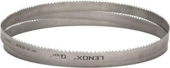 Lenox - 3 to 4 TPI, 11' 6" Long x 1" Wide x 0.035" Thick, Welded Band Saw Blade - Bi-Metal, Toothed Edge, Raker Tooth Set, Flexible Back, Contour Cutting - USA Tool & Supply