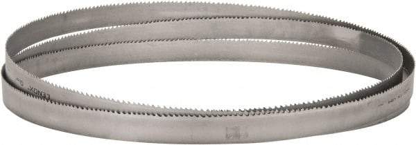 Lenox - 3 to 4 TPI, 19' 2" Long x 1-1/2" Wide x 0.05" Thick, Welded Band Saw Blade - Bi-Metal, Toothed Edge, Raker Tooth Set, Flexible Back, Contour Cutting - USA Tool & Supply