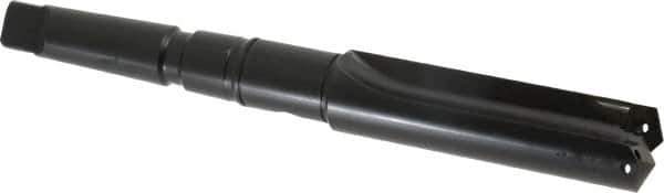 Allied Machine and Engineering - Series 2.5, 1-3/16 to 1-3/8" Diam, 3MT Taper Shank, Straight Flute Spade Drill - 3-3/8" Max Depth, 6-15/64" Body Length, 9-25/32" OAL, Short Length, Through Coolant - USA Tool & Supply