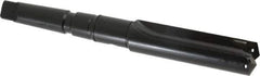 Allied Machine and Engineering - Series 2.5, 1-3/16 to 1-3/8" Diam, 3MT Taper Shank, Straight Flute Spade Drill - 3-3/8" Max Depth, 6-15/64" Body Length, 9-25/32" OAL, Short Length, Through Coolant - USA Tool & Supply