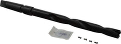 Allied Machine and Engineering - Series 1, 13/16" Max Diam, 3MT Taper Shank, Helical Flute Spade Drill - 6-1/2" Max Depth, 9-47/64" Body Length, 13-7/32" OAL, Extended Length, Through Coolant - USA Tool & Supply