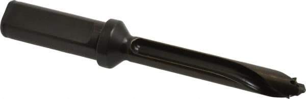 Allied Machine and Engineering - Series 13, 13 to 13.99mm Diam, 3/4" Diam Straight Shank with Flange, Straight Flute Spade Drill - 2-49/64" Max Depth, 3-53/64" Body Length, 5-55/64" OAL, Standard Length, Through Coolant - USA Tool & Supply