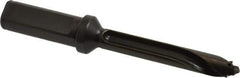 Allied Machine and Engineering - Series 13, 13 to 13.99mm Diam, 3/4" Diam Straight Shank with Flange, Straight Flute Spade Drill - 2-49/64" Max Depth, 3-53/64" Body Length, 5-55/64" OAL, Standard Length, Through Coolant - USA Tool & Supply