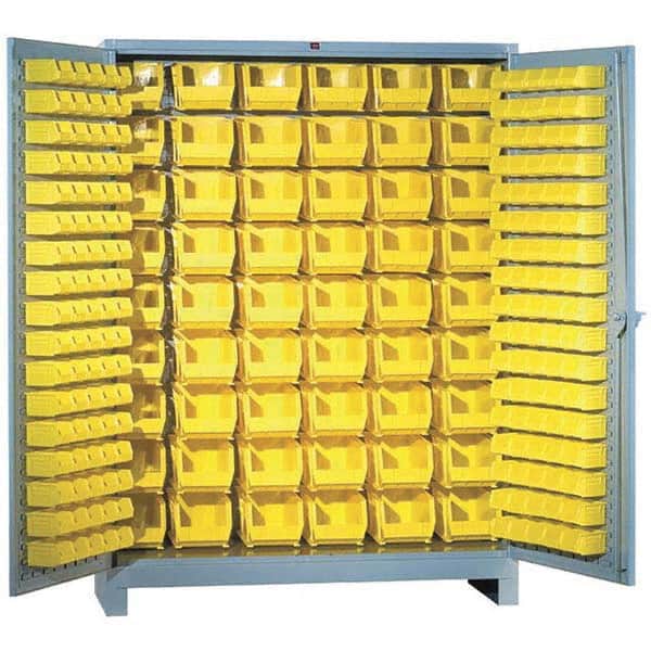 Lyon - 224 Bin Storage Cabinet - USA Tool & Supply