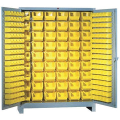 Lyon - 224 Bin Storage Cabinet - USA Tool & Supply