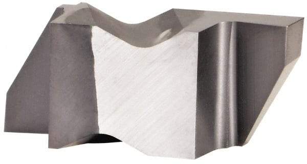 Kennametal - 3094NG Grade KCU25, 0.0941" Cutting Width Carbide Grooving Insert - 0.15" Max Depth of Cut, Right Hand, 0.0075" Corner Radius, AlTiN Finish - USA Tool & Supply
