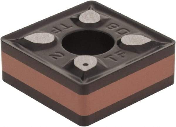Iscar - SNMG432 TF Grade IC6015 Carbide Turning Insert - TiCN/Al2O3/TiN Finish, 90° Square, 1/2" Inscr Circle, 3/16" Thick, 1/32" Corner Radius - USA Tool & Supply