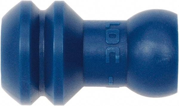 Loc-Line - 1/4" Hose ID, Male to Female Coolant Hose Lathe Adapter - Unthreaded, For Loc-Line Modular Hose Systems - USA Tool & Supply