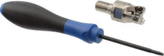 Seco - 3/4" Cut Diam, 0.03" Max Depth, M10 Modular Connection Indexable High-Feed End Mill - Screw Holding Method, LP.. 06 Insert, R217.21 Toolholder, Through Coolant - USA Tool & Supply