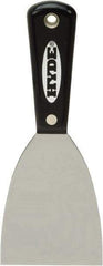 Hyde Tools - Flexible High Carbon Steel 1-Edge Scraper - 3" Blade Width, Nylon Handle - USA Tool & Supply