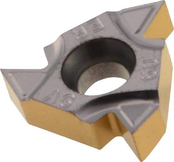 Iscar - 16ERM External Right Hand 48-8 Partial Profile 60° Laydown Threading Insert - Grade IC808, TiAlN Coated Carbide, 9.53mm Inscribed Circle - USA Tool & Supply