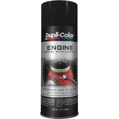 Krylon - 12 oz Black Automotive Heat Resistant Paint - Semi-Gloss Finish, Comes in Aerosol Can - USA Tool & Supply