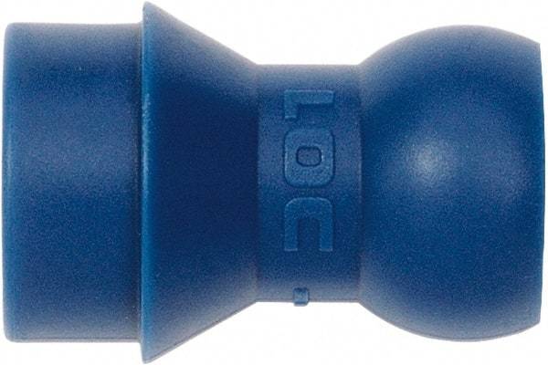 Loc-Line - 1/4" Hose ID, Male to Male Coolant Hose Lathe Adapter - Unthreaded, For Loc-Line Modular Hose Systems - USA Tool & Supply