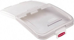 Rubbermaid - 29" Long x 17.2" Wide, Rectangular Polypropylene Lid - Use with FG360388 - USA Tool & Supply