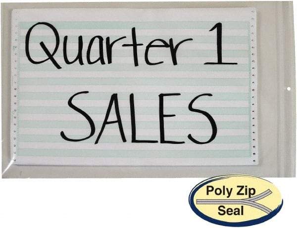 C-LINE - 16-3/4" Long x 13" Wide x 16-3/4" High, 0.004 mil Thick, Self Seal Antistatic Poly Bag - Clear, Heavyweight Grade - USA Tool & Supply