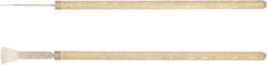 Ampco - Stiff Aluminum Bronze Alloy 1-Edge Scraper - 3" Blade Width x 8" Blade Length, Straight Handle - USA Tool & Supply