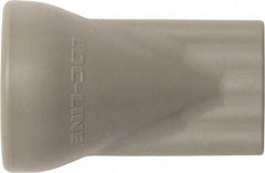 Loc-Line - 1/2" Hose Inside Diam x 1/8" Nozzle Diam, Coolant Hose Nozzle - Unthreaded, for Use with Loc-Line Modular Hose System, 20 Pieces - USA Tool & Supply