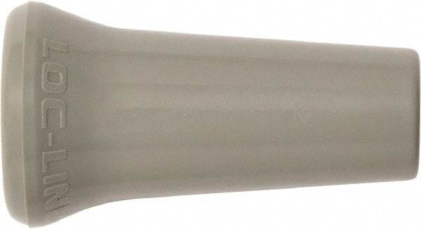 Loc-Line - 1/4" Hose Inside Diam x 1/4" Nozzle Diam, Coolant Hose Nozzle - Unthreaded, for Use with Loc-Line Modular Hose System, 50 Pieces - USA Tool & Supply