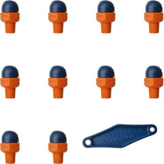 Loc-Line - 1/8" Hose Inside Diam x 5/32" Nozzle Diam, High-Pressure Coolant Hose Nozzle - NPT, for Use with Loc-Line Modular Hose System, 10 Pieces - USA Tool & Supply