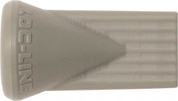 Loc-Line - 1/4" Hose Inside Diam, Coolant Hose Nozzle - Unthreaded, for Use with Loc-Line Modular Hose System, 20 Pieces - USA Tool & Supply