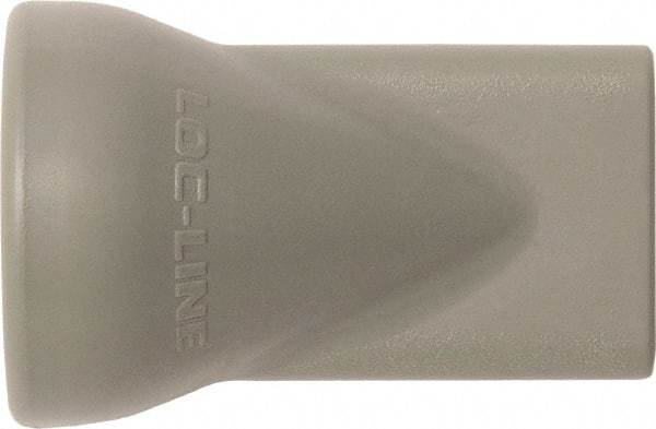 Loc-Line - 1/2" Hose Inside Diam x 1/8" Nozzle Diam, Coolant Hose Nozzle - Unthreaded, for Use with Loc-Line Modular Hose System, 20 Pieces - USA Tool & Supply