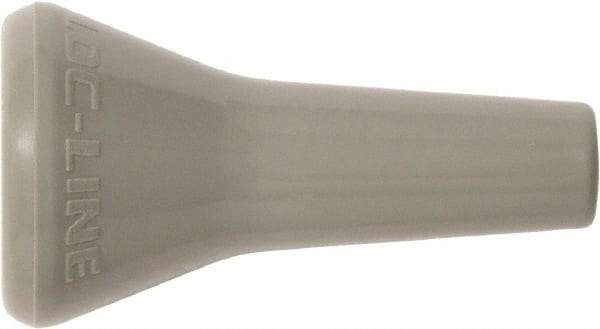 Loc-Line - 1/4" Hose Inside Diam x 1/8" Nozzle Diam, Coolant Hose Nozzle - Unthreaded, for Use with Loc-Line Modular Hose System, 50 Pieces - USA Tool & Supply