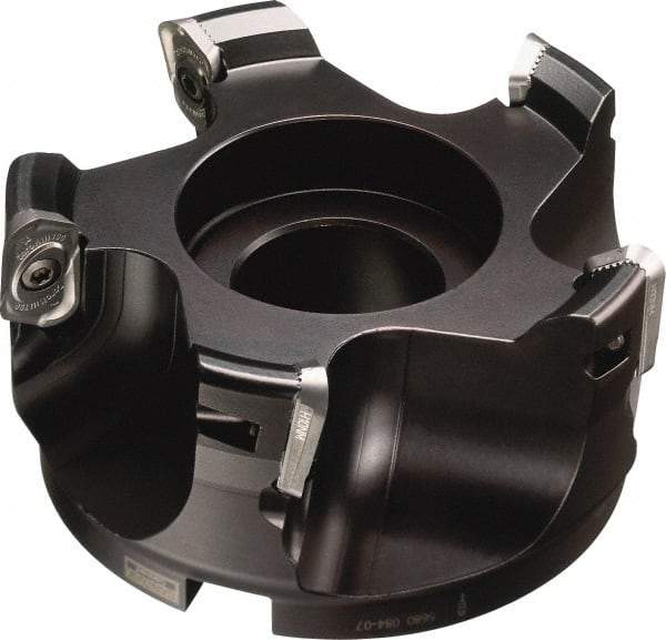 Sandvik Coromant - 3 Inserts, 2-1/2" Cut Diam, 1" Arbor Diam, 0.7087" Max Depth of Cut, Indexable Square-Shoulder Face Mill - 90° Lead Angle, 2-1/4" High, R790-2205.. Insert Compatibility, Series CoroMill 790 - USA Tool & Supply