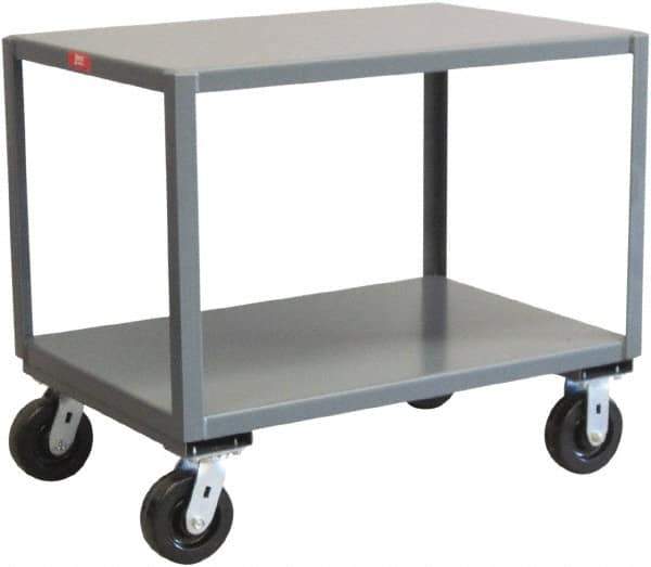 Jamco - Reinforced Mobile Table - Steel, Gray, 48" Long x 30" Deep x 31" High - USA Tool & Supply