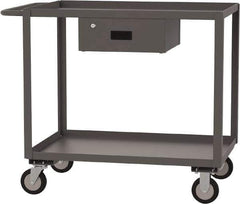 Jamco - 1,200 Lb Capacity, 30" Wide x 48" Long x 39" High Service Cart - 2 Shelf, Steel - USA Tool & Supply