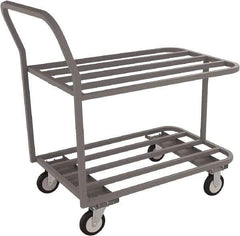 Jamco - 1,200 Lb Capacity, 36" Wide x 24" Long x 41" High Standard Utility Cart - 2 Shelf, Steel - USA Tool & Supply