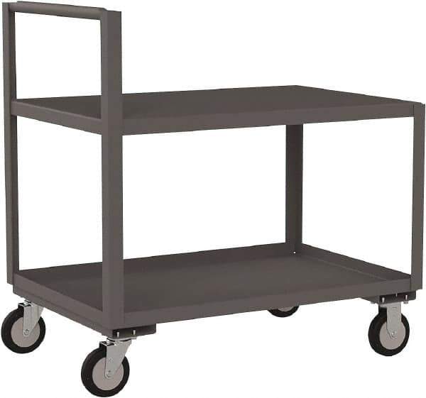Jamco - 1,200 Lb Capacity, 18" Wide x 30" Long x 27" High Standard Utility Cart - 2 Shelf, Steel - USA Tool & Supply