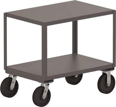 Jamco - Flush Mobile Table - Steel, Gray, 36" Long x 30" Deep x 33" High - USA Tool & Supply